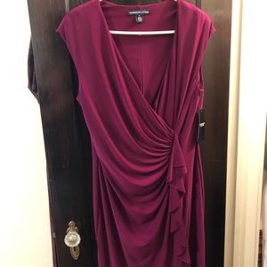Purple Cocktail Dress - American Living Size 16 - NWT